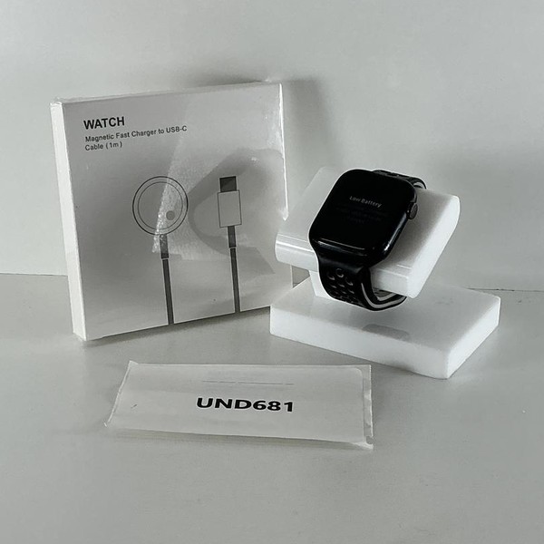 Apple Watch Series 8 45mm - Unlocked, Black, A2774 - Cellular, Hermes