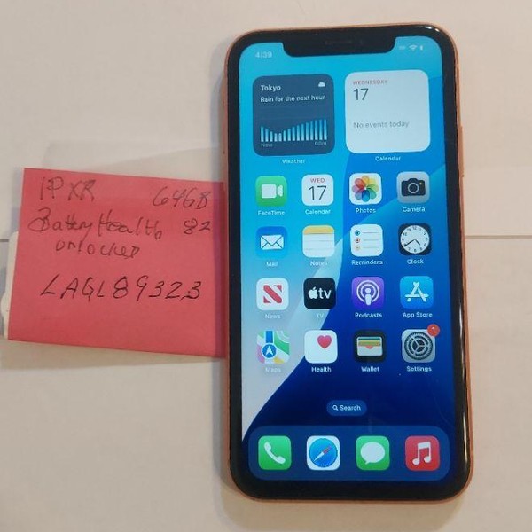 Apple iPhone Xr - Unlocked Non-US, 64 GB, Red, A2106