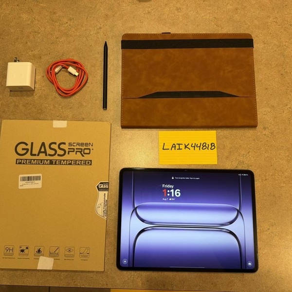 OnePlus Pad 3 - Wi-Fi, 256 GB, Storm Blue, 12 GB