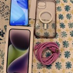 Good Apple iPhone 14 Plus - AT&T, 256 GB, Purple, A2632