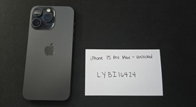 Mint
													Apple iPhone 15 Pro Max - Unlocked, Black, 256 GB, A2849, photo 2 of 6