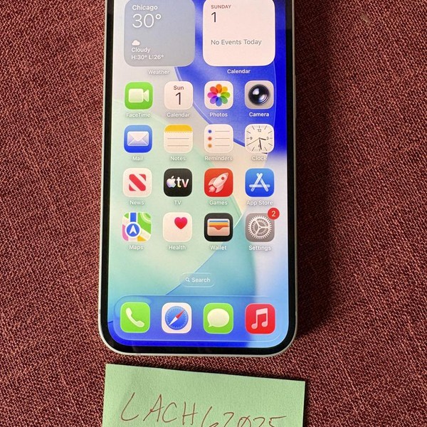 Apple iPhone 16e - Unlocked, 128 GB, White, A3212