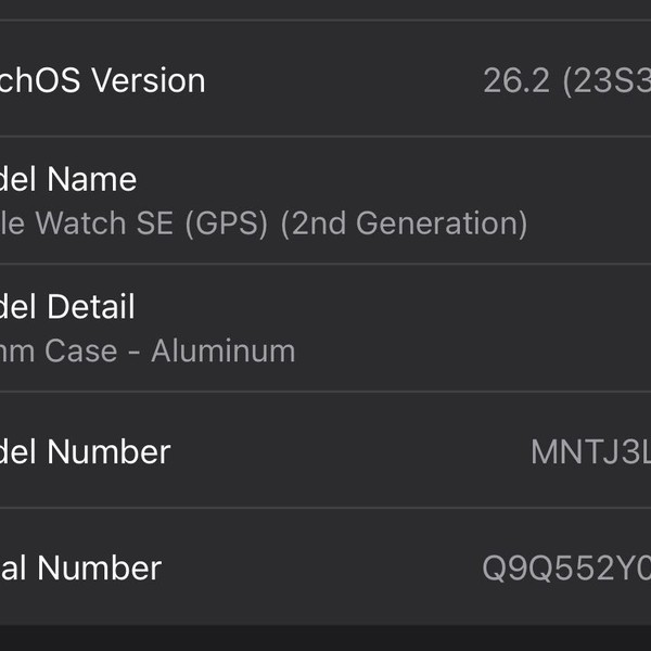 Apple Watch SE (2nd Gen) 44mm - Silver, A2723 - GPS, Aluminum