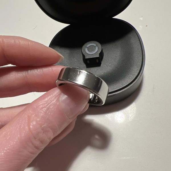 RingConn Smart Ring Gen 3 - Silver, Size 8