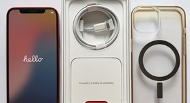 Good
													Apple iPhone 12 - Unlocked, Red, 64 GB, A2172, photo 3 of 7