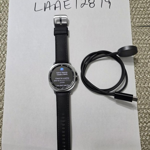 Samsung Galaxy Watch8 Classic - Unlocked, Black, SM-L505, 46mm