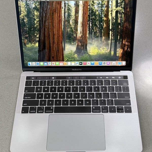 MacBook Pro 2018 (With Touch Bar) - 13 inch - 256 GB, Gray, 8 GB, Intel Core i5