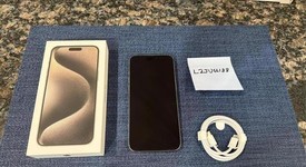 Good
													Apple iPhone 15 Pro Max - Unlocked, Natural, 256 GB, A2849, photo 1 of 14