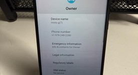 Good
													Moto G7 - Unlocked, Black, 64 GB, 4 GB, photo 3 of 5