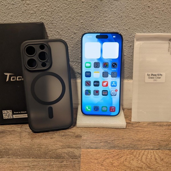 Apple iPhone 15 Pro - Unlocked, 1 TB, Blue, A2848