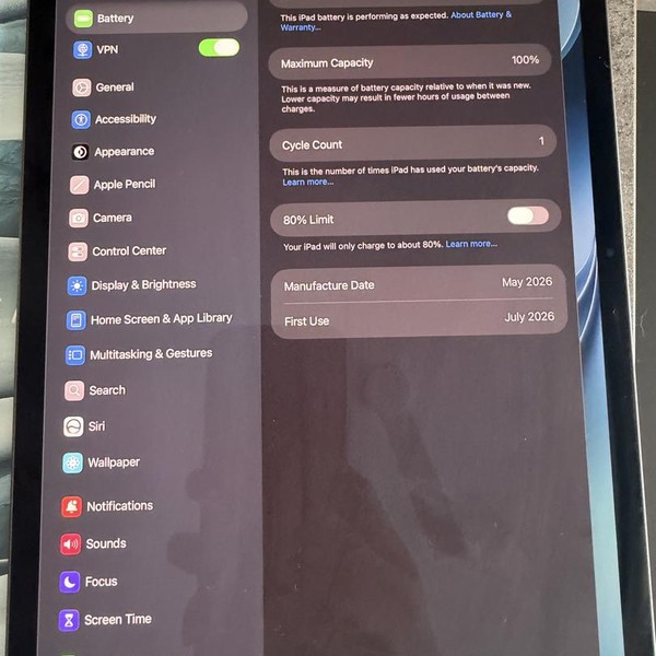 Apple iPad Pro 11 inch (M4) 2024 - Wi-Fi, 256 GB, Black, 8 GB, A2836, Standard Glass