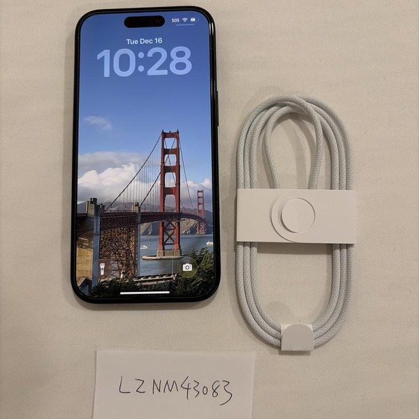 Apple iPhone 15 - Unlocked, 128 GB, Black, A2846