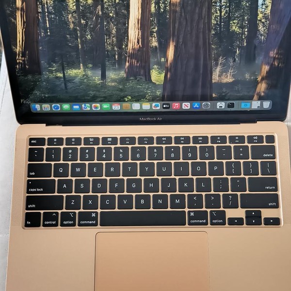 MacBook Air 2020 - 13 inch - 512 GB, Gold, 8 GB, Intel Core i5