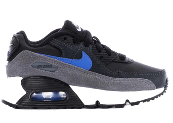 Nike Air Max 90 Black Medium Blue (PS) for sale