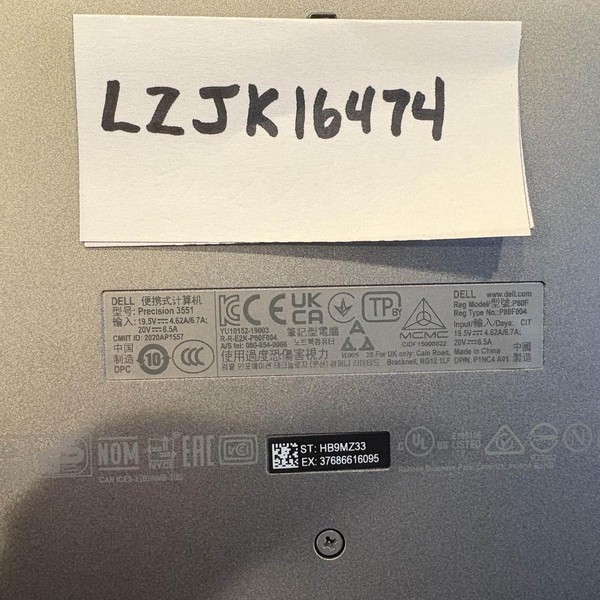 Dell Precision Laptop