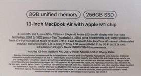 New
													MacBook Air 2020 - 13" - Apple M1, Silver, 256 GB, 8 GB, photo 5 of 5