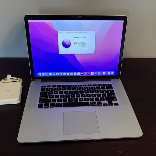 MacBook Pro 2015 (Retina) - 15 inch - 512 GB, Silver, 16 GB