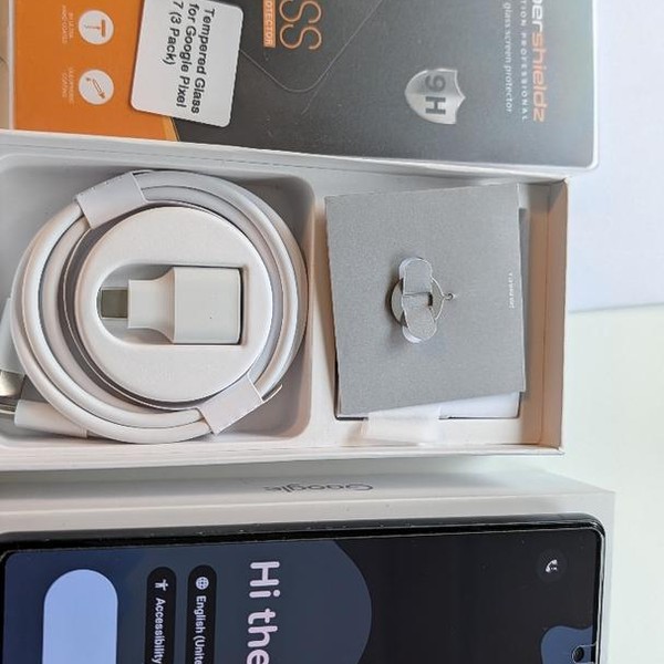 Google Pixel 7 - Unlocked, 128 GB, Obsidian, 8 GB, GVU6C, Sub-6 5G