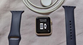 Good
													Apple Watch Series 1 42mm - Gold, 8 GB, A1803, photo 1 of 5
