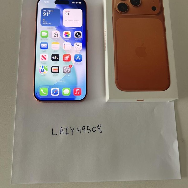 Apple iPhone 17 Pro - Unlocked, 256 GB, Cosmic Orange, A3256