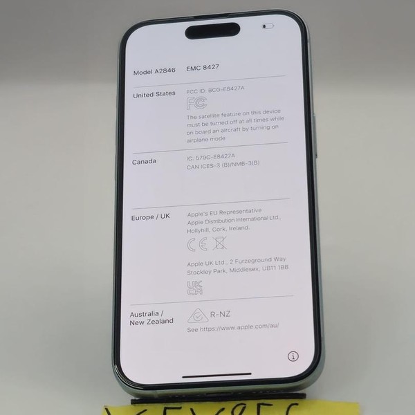 Apple iPhone 15 - Verizon, 128 GB, Blue, A2846