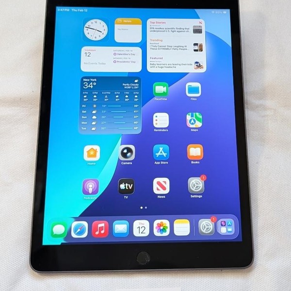 Apple iPad 9th Gen - Wi-Fi, 256 GB, Gray, A2602