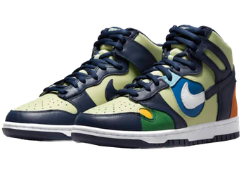 Nike Dunk High See Through Pistachio Midnight Navy (Women's) for sale