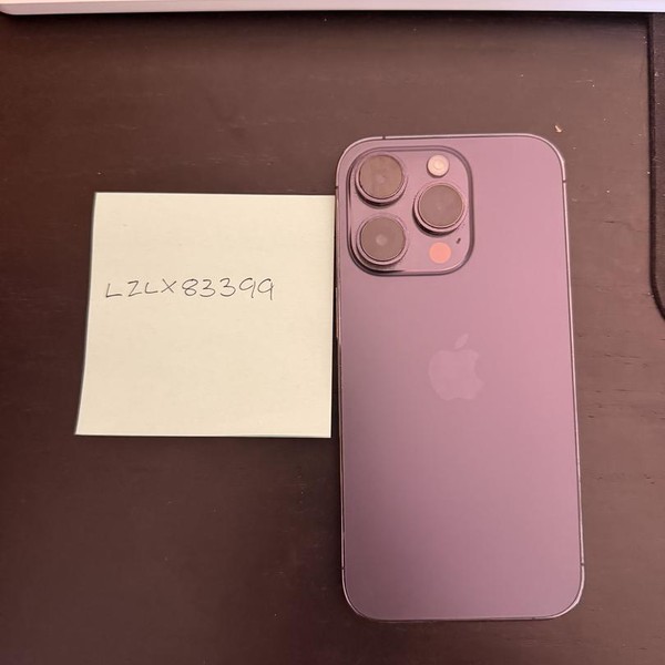 Apple iPhone 14 Pro - Unlocked, 256 GB, Purple, A2650