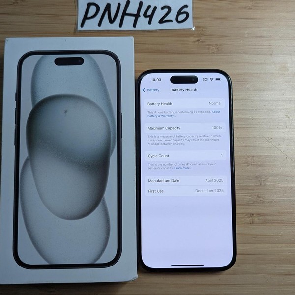 Apple iPhone 15 - T-Mobile, 128 GB, Black, A2846