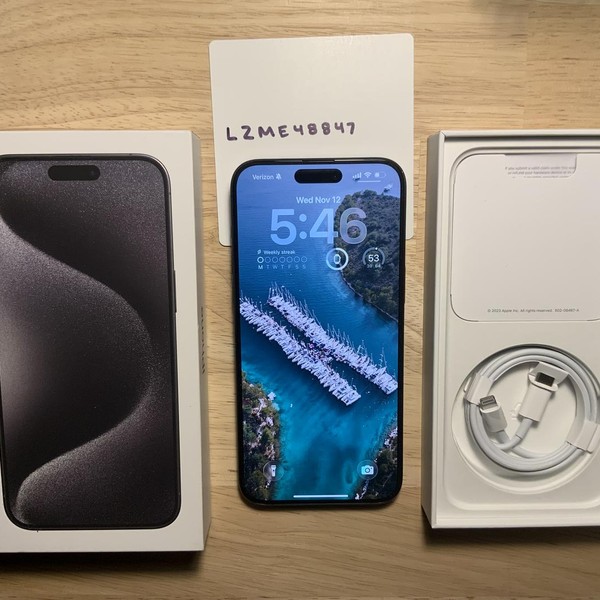 Apple iPhone 15 Pro Max - Unlocked, 512 GB, Black, A2849