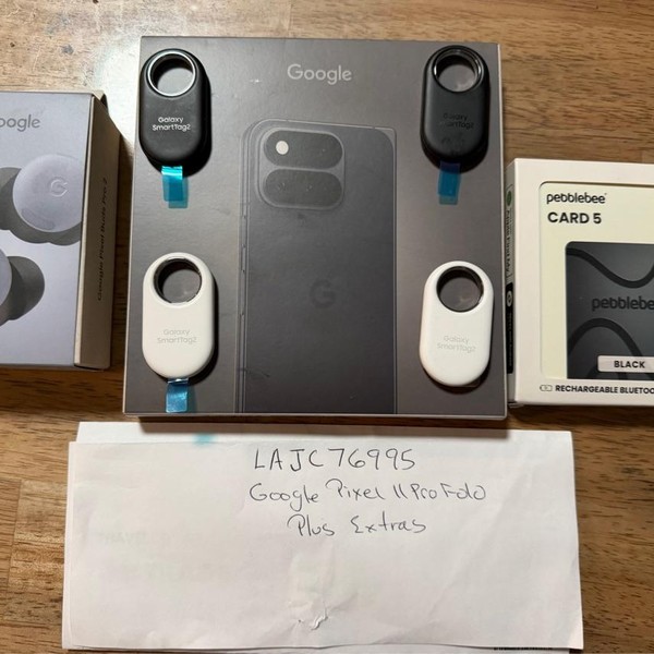 Google Pixel 11 Pro Fold - Unlocked, 512 GB, Obsidian, 16 GB, GZDQ6