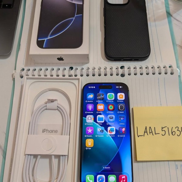 Apple iPhone 16 Pro - Unlocked, 128 GB, Black, A3083