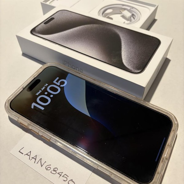 Apple iPhone 15 Pro Max - Unlocked, White, 256 GB, A2849