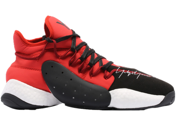 adidas Y-3 BYW Bball Core Black Lush Red for sale