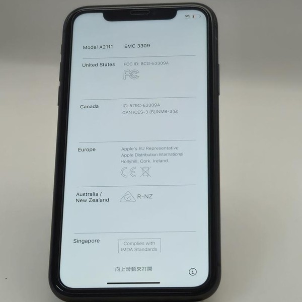 Apple iPhone 11 - Unlocked, 64 GB, Black, A2111