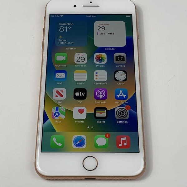 Apple iPhone 8 Plus - Unlocked, 256 GB, Gold, A1897, GSM