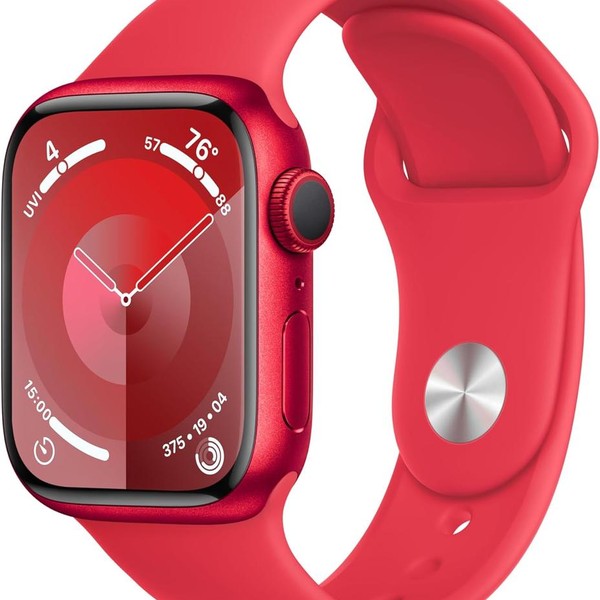 Apple Watch Series 9 41mm - Red, A2978 - GPS, Aluminum