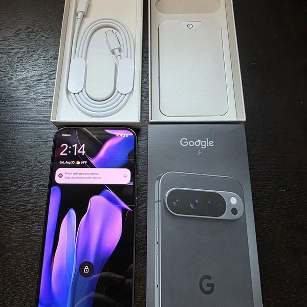 Google Pixel 9 Pro XL - Unlocked, 128 GB, Obsidian, 16 GB, GGX8B