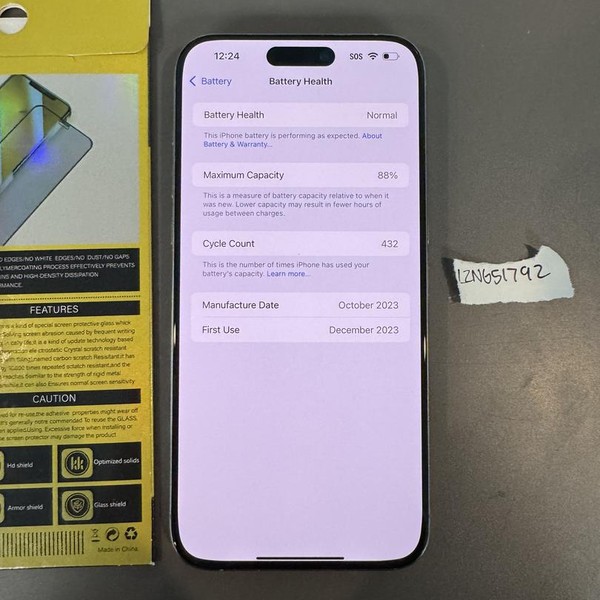 Apple iPhone 15 Pro Max - Unlocked, 256 GB, Natural, A2849