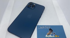 Good
													Apple iPhone 12 Pro Max - Unlocked, Pacific Blue, 256 GB, A2342, photo 3 of 9