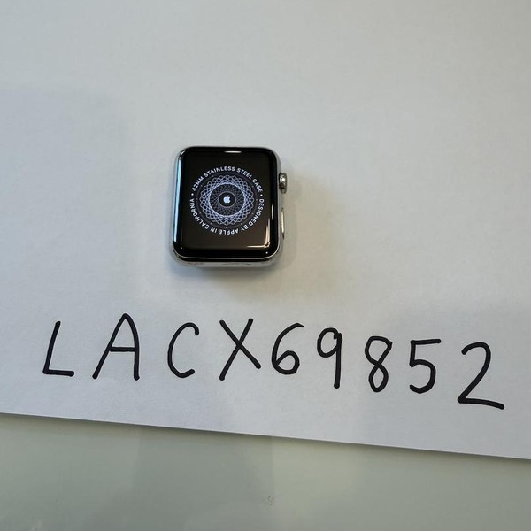 Apple Watch 1st Gen 42mm - 8 GB, Silver, A1554, Stainless Steel