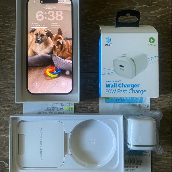 Apple iPhone 15 Pro - AT&T, 256 GB, Natural, A2848
