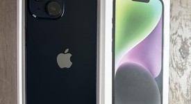 Mint
													Apple iPhone 14 - Unlocked, Midnight, 128 GB, A2649, photo 1 of 13