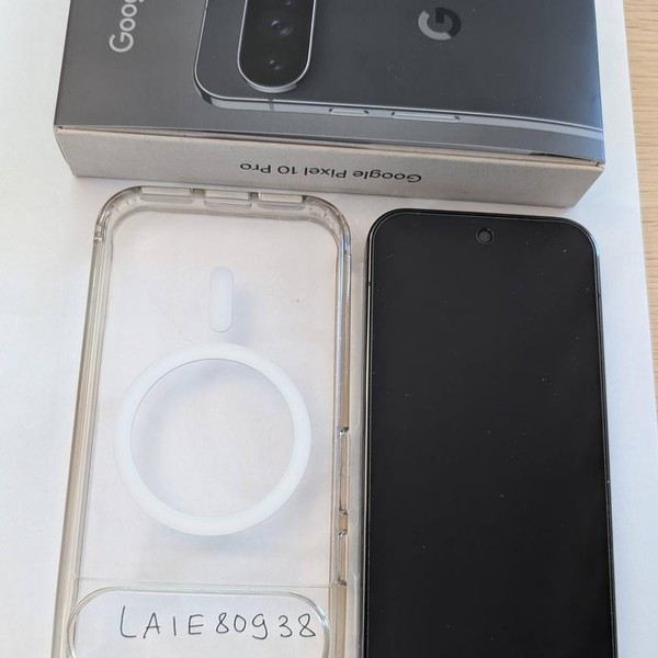 Google Pixel 10 Pro - Unlocked, 128 GB, Obsidian, GA09887