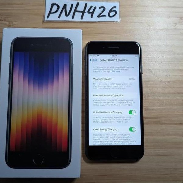 Apple iPhone SE 3rd Gen 2022 - AT&T, 64 GB, Midnight, A2595