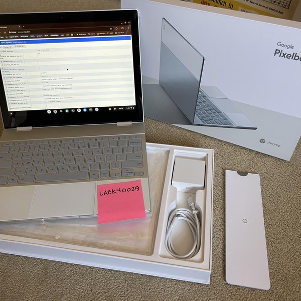 Google Pixelbook - 128 GB, Silver, 8 GB, Intel Core i5