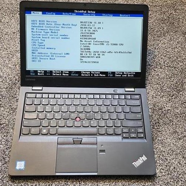 Lenovo ThinkPad 13 - 16 GB, Black, 8 GB, HD Touch