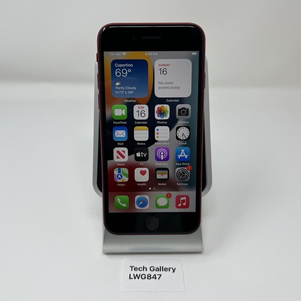 Apple iPhone SE 2nd Gen 2020 - Unlocked, Red, 128 GB, A2275