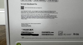 New
													MacBook Pro 2024 - 14" - Apple M4 Pro 14-core, Space Black, 1 TB, 24 GB, photo 1 of 5