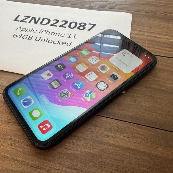 Apple iPhone 11 - Unlocked, 64 GB, Black, A2111